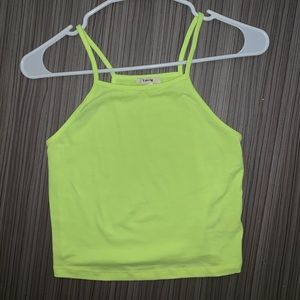 Neon yellow top